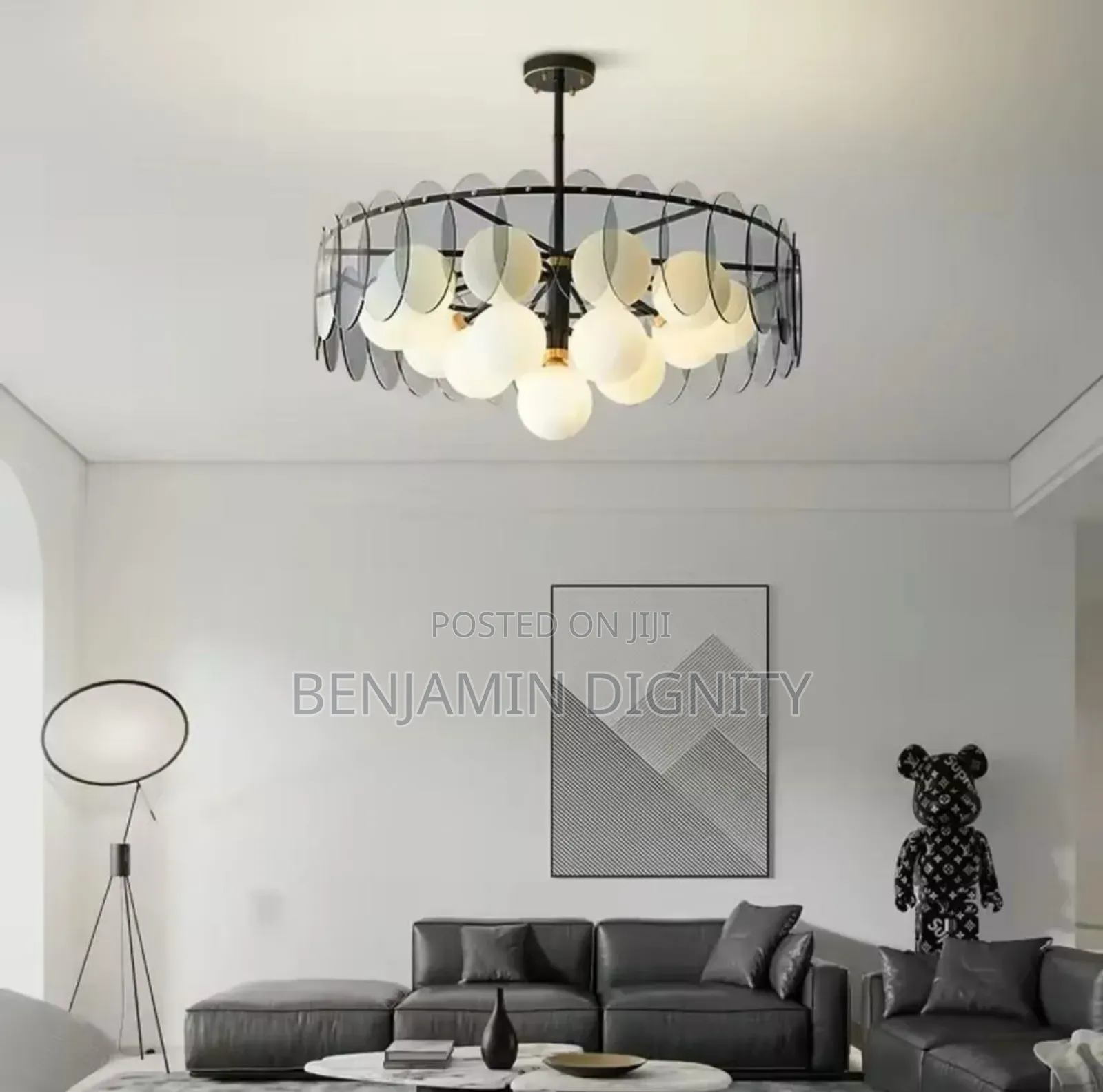 Led Leaf Shape Flush Chandelier Lighting