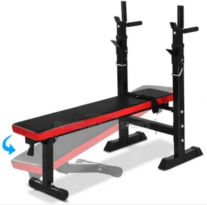 Portable Bench Press With 50kg Barbell