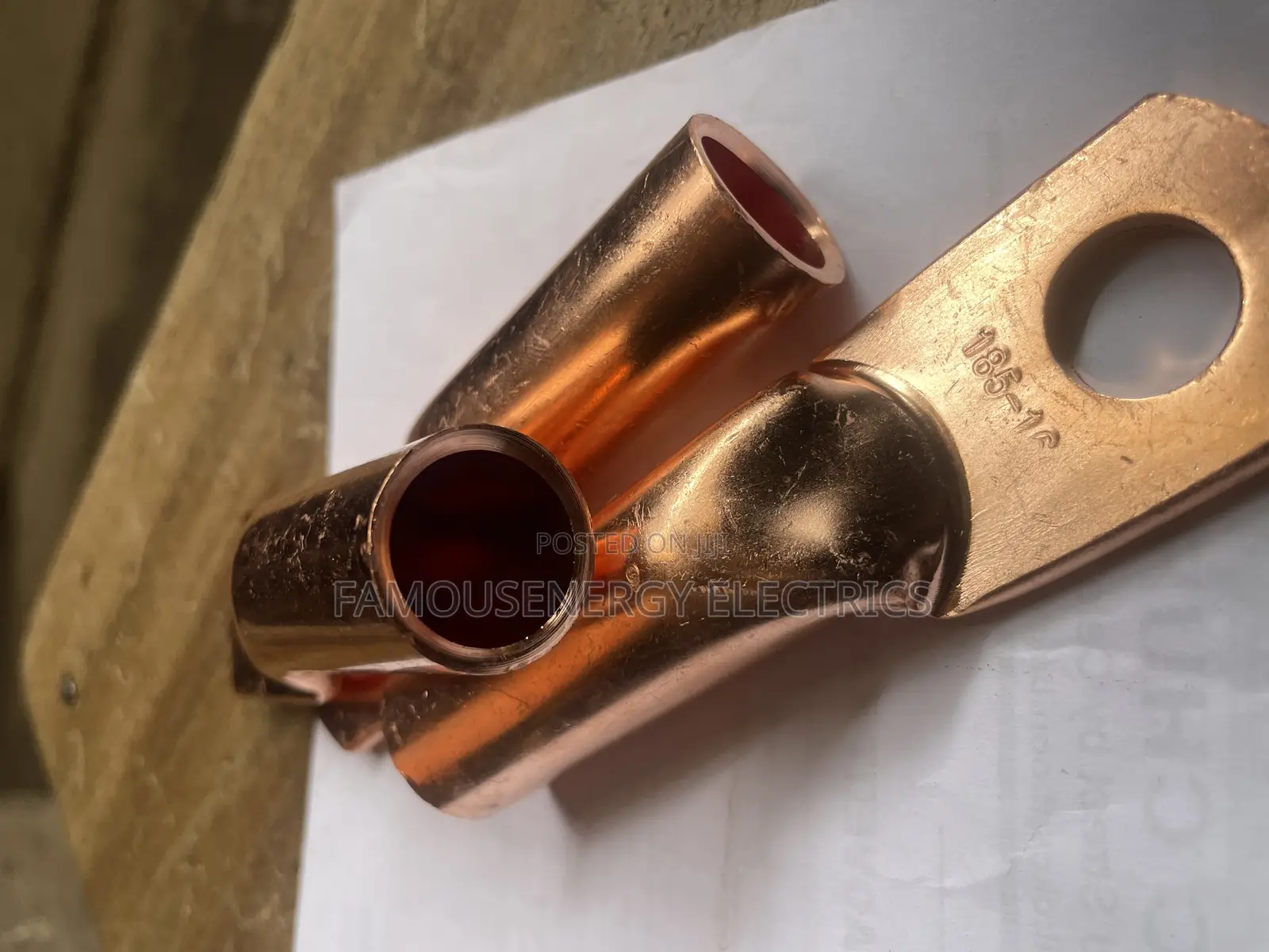 185mm Copper Cable Lug / Cable Socket