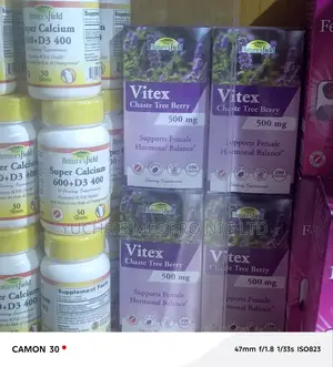 Nature's Field Vitex Chaste Tree Berry 500mg