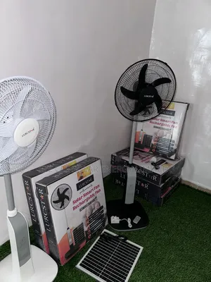 Solar Rechargeable Standing Fan