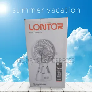 High Speed 1500mah 10hrs Rechargeable Table Fan CTL-Cf091-6