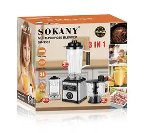 3in1 Sokany Blender 6600watts
