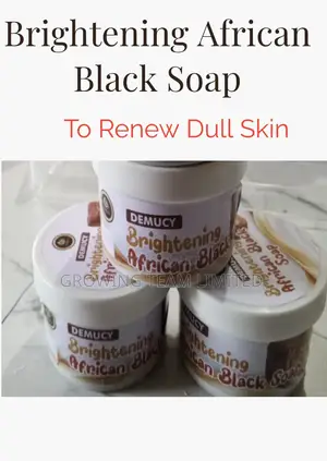 African Black Soap With Brightening Effects