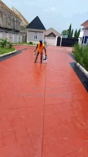 Concrete Floor Stamped