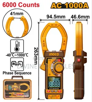 Ingco Ac Digital Clamp Meter Dcm610001