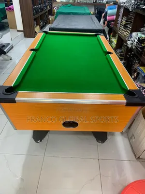 Snooker Pool Game Table With Top Marble