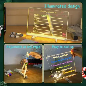 12inches Diy Handwriting Acrylic Luminescent Lamp Set.