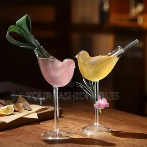 High Quality Borosilicate Birdie Shape Glass Cup