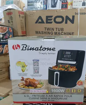 Cook More, Faster – Binatone 6.5l Air Fryer With Rapid Heat Tech