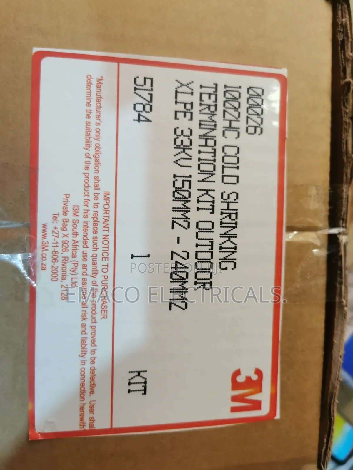 Cold Shrink Cable Termination Accessories