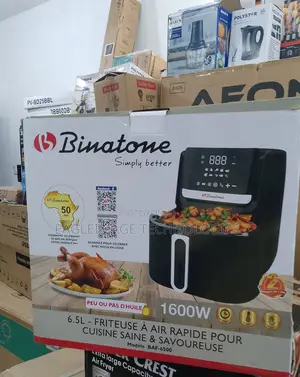 Family-Sized 6.5l Binatone Air Fryer – Perfect for Big Appetites!
