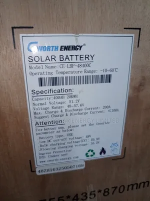 20kwh Cworth Lithium Battery