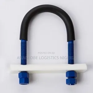 4"X12mm U-Bolt and Nuts Teflon Coated With I-Rod