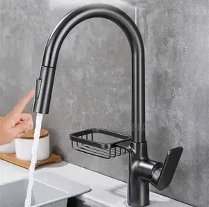 Kitchen Pulldown Tap With Soap/Sponge Holder