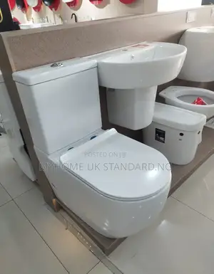 Sweethome Executive Water Closet Set With Wash Hand Basin