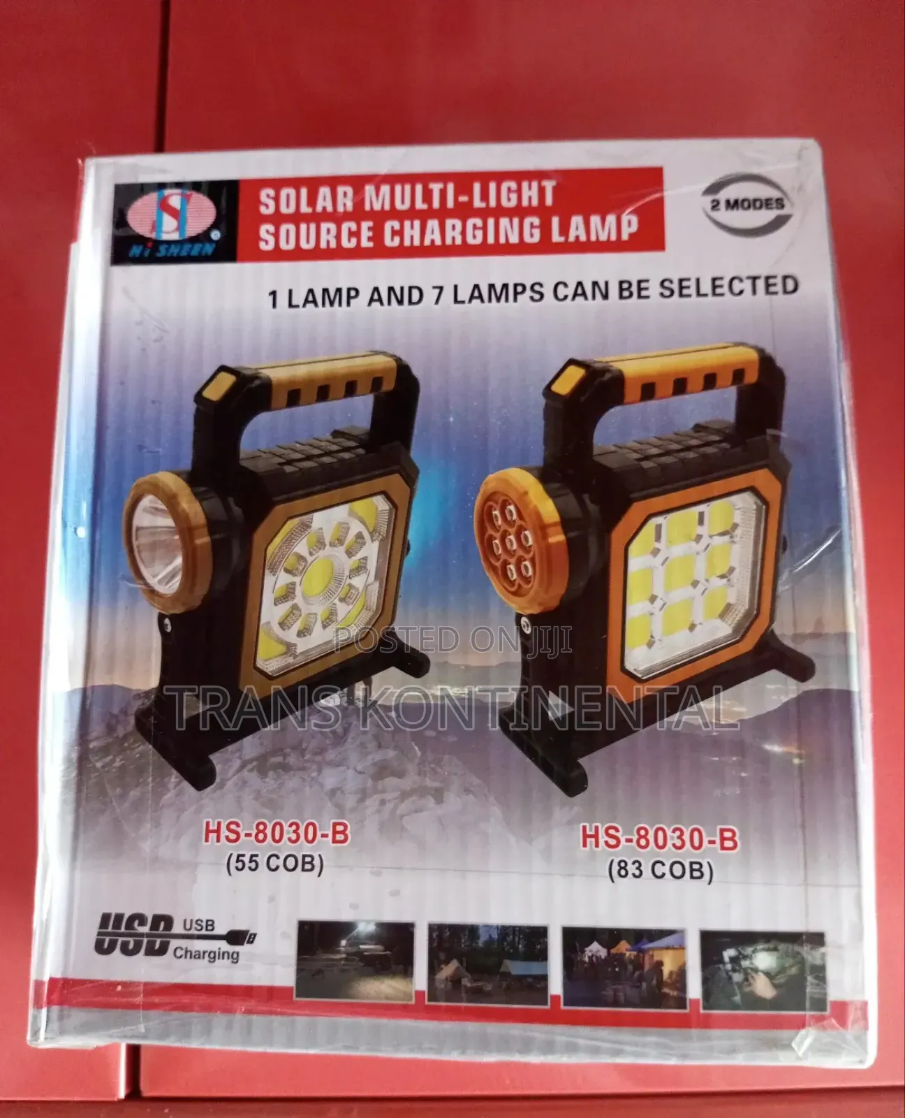 Solar Multi Light Source Charging Lamp