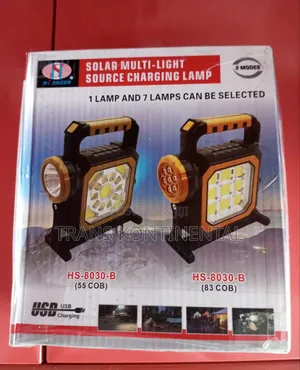 Solar Multi Light Source Charging Lamp