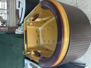 Gold Luxury Jacuzzi And Spa With Television