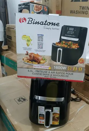 Smart Cooking Starts With Binatone 6.5l Air Fryer