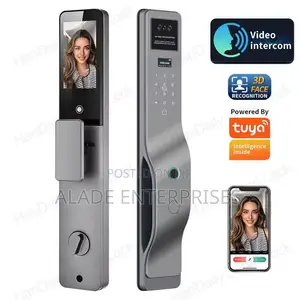 Video Intercom Smart Lock Tuya App Digital Biometric Face Recognition