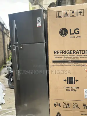 Chill Fast Lg 308l Non Frost Double Door Refrigerator (Ref 322rlbn)