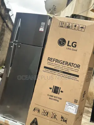 Hot Deal Lg 308l Non Frost Double Door Refrigerator (Ref 322rlbn)