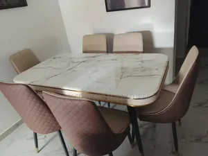 Blessed Stevo Marble Dining Table With 6 Chairs