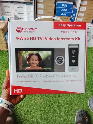 4 Wire Hd Tvi Video Intercom Kit