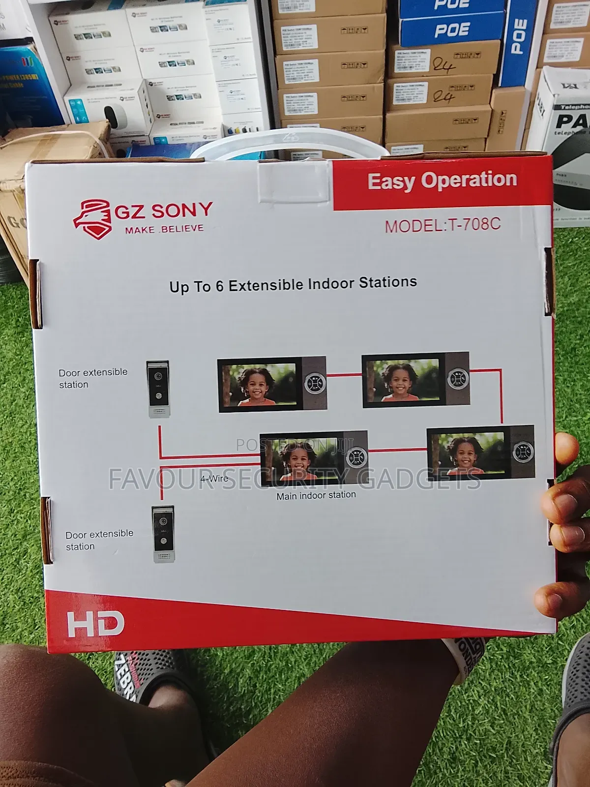 4 Wire Hd Tvi Video Intercom Kit