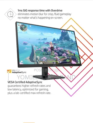 Hp: Omen 27 Inches FHD 165hz Gaming Monitor – Omen 27