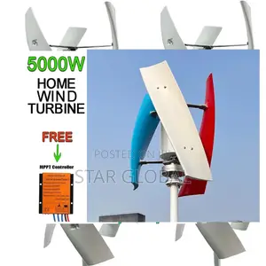 High Performance, Low Maintenance: The 5000w 48v Vertical Wind Turbine