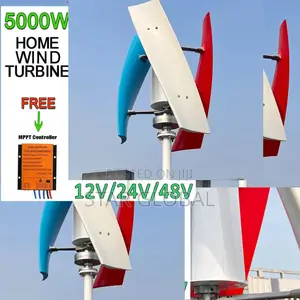 Built for Strength, Designed for Silence: 5000w Vertical Wind Turbine