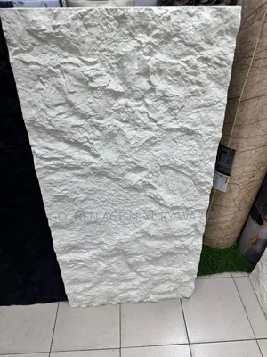 White Color Pu Stone 3d Wall Panel
