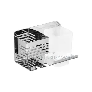 New Design Single Toothbrush Holder Square Stainless