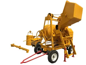 Concrete Mixer With Bucket And Wheel Barrow