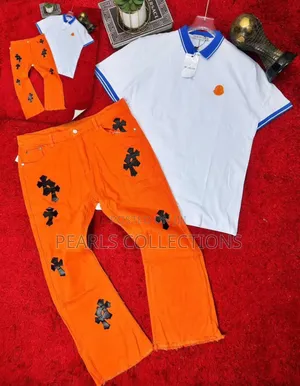 Jean Trouser and Designer Top Set