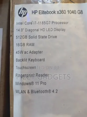 New Laptop HP EliteBook 1040 16GB Intel Core i7 SSD 512GB