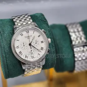 Tissot Quality Luxury Men Chain Strap Water Resistant Wristwatch