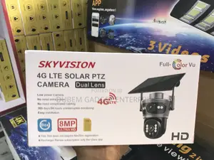 4g Solar PTZ Camera Dual Lens