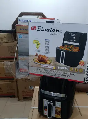 Spacious 6.5l Air Fryer From Binatone