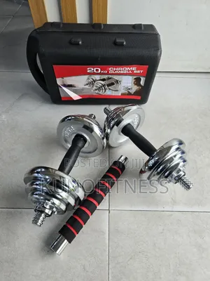 Premium 20kg Dumbbell Set – Strength Training Fitness
