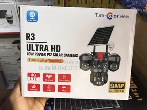 Ultra Hd Triple Lens Solar PTZ Camera 4g