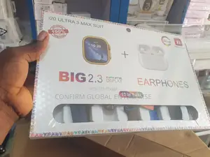 I20 Ultra 3 Max Suit (10 in 1 Set) Super Smart Watch With Bt Earpod