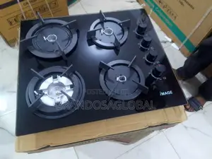 Image Gas Hob – 4 Burners With Smooth Knobs