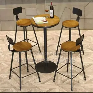 Wooden Top Bar Stools
