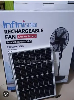 Infini 18inches Solar Rechargeable Fan