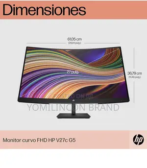 Hp V27c G5 FHD Curved 27-Inch Monitor