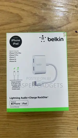 Lightning Audio+Charge Rockstar White