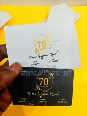 Custom Printed Access Card for Events